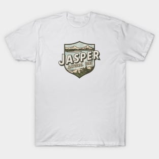 Jasper National Park Vintage Emblem T-Shirt